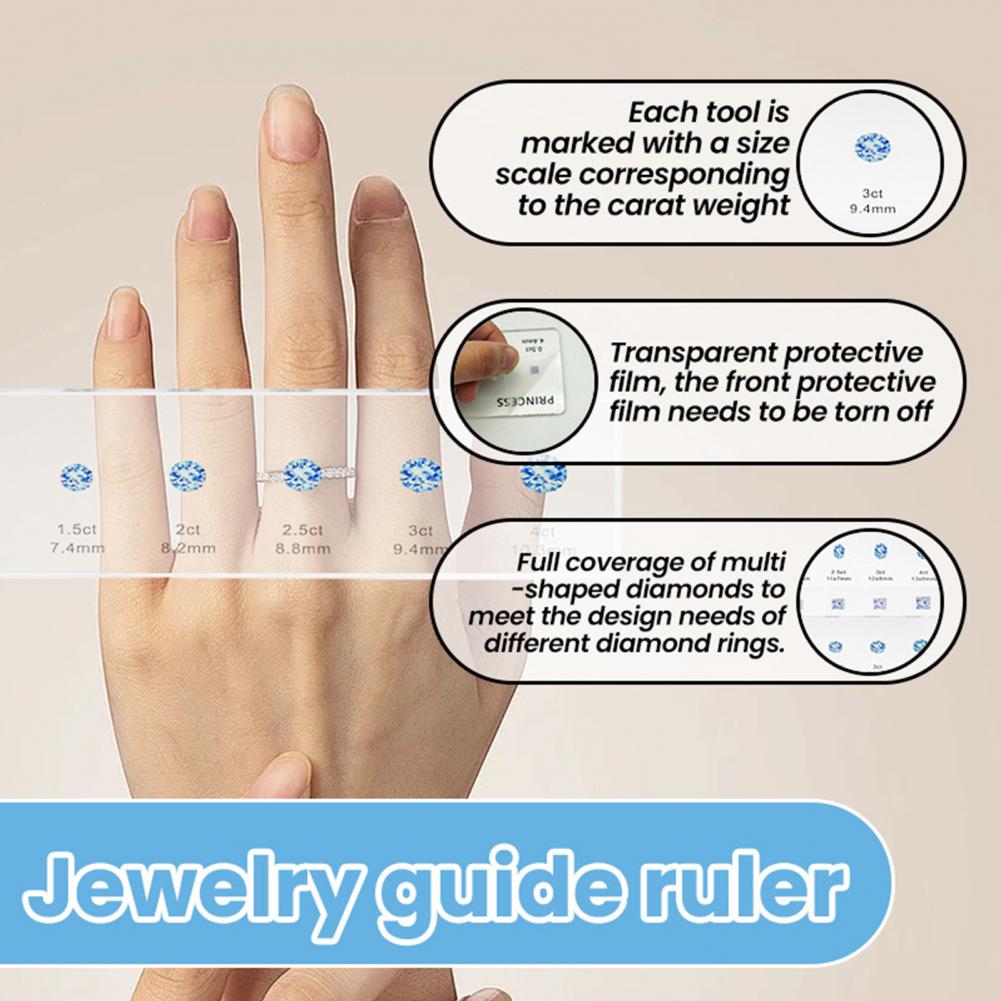 Ruler Set Transparent - Durable Ruler Transparent Acrylic Measuring Ruler
