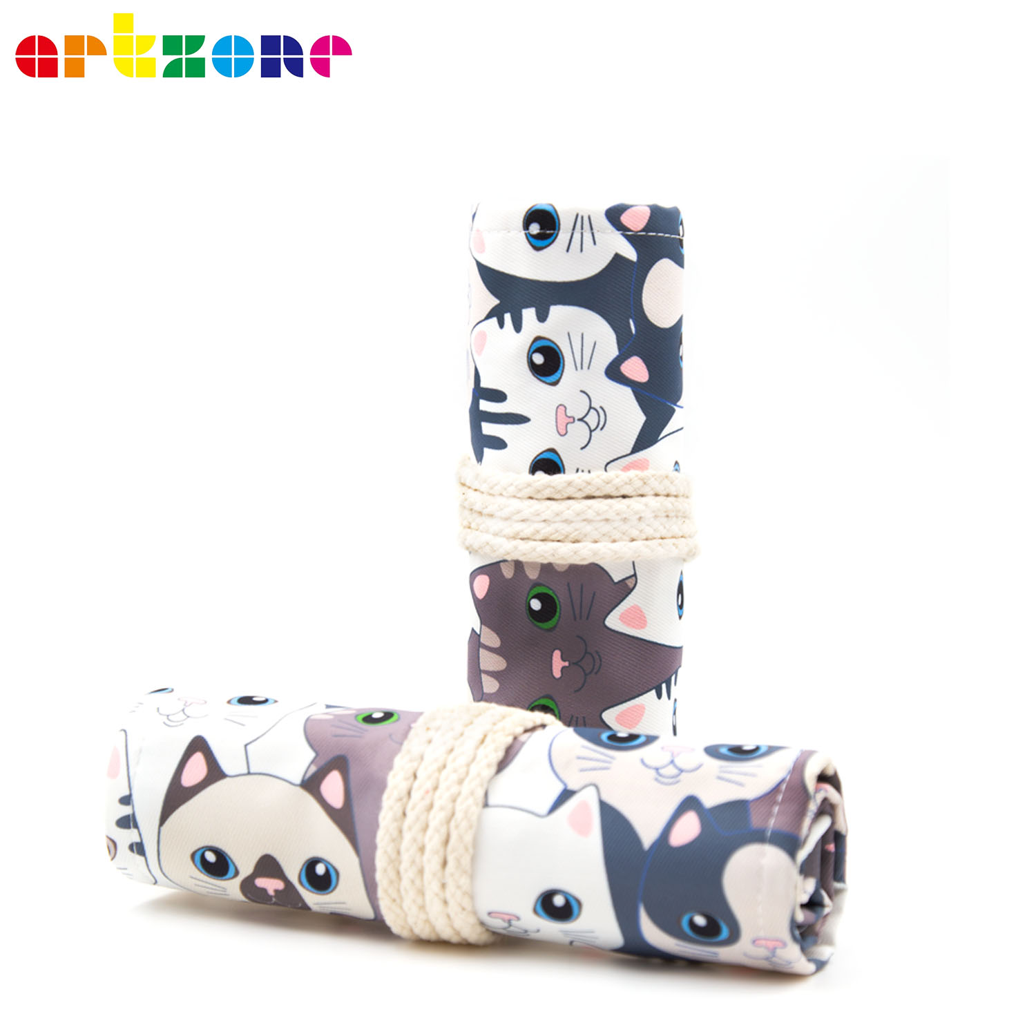 Pen Pouch Roll - 48 Holes Pencil Case Art Pen