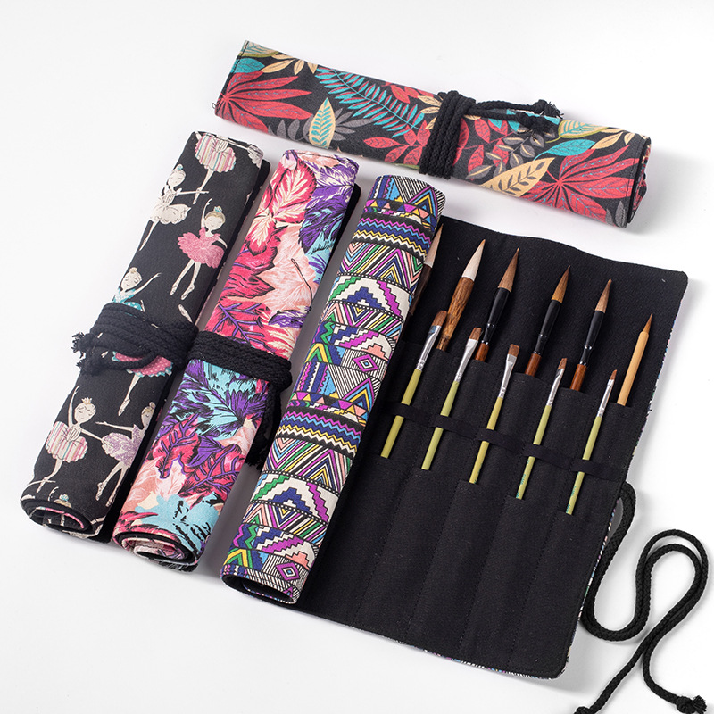 Pen Pouch Roll - 20 Holes Roll Pencil Case School