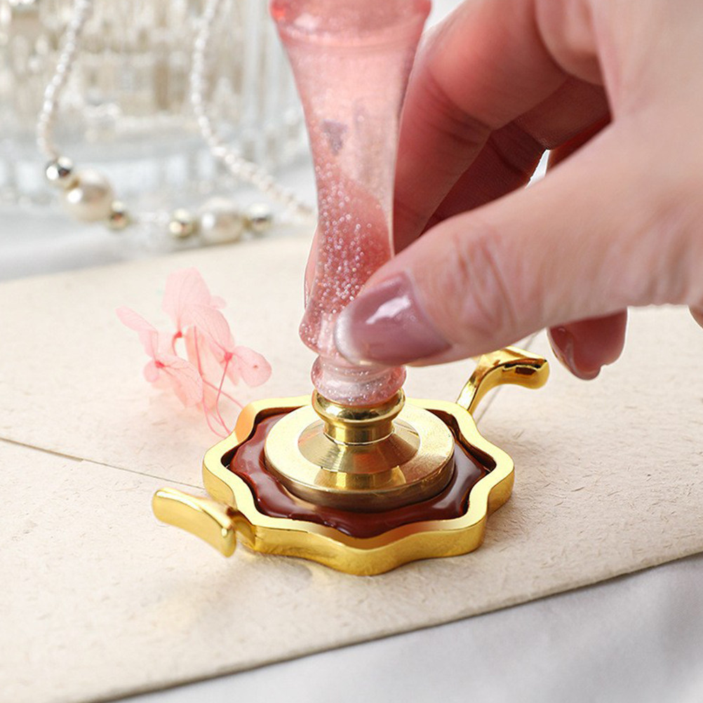 Wax Seal Stamp Kit - 4 Pcs Wax Seal Kit Metal