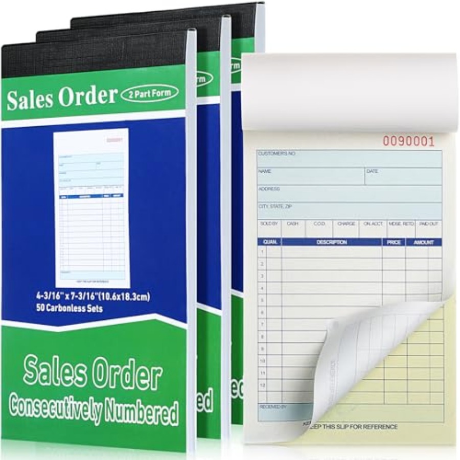 3 Pads Sales Order Books 2 Par - Carbon Copy Book ulasan dan harga