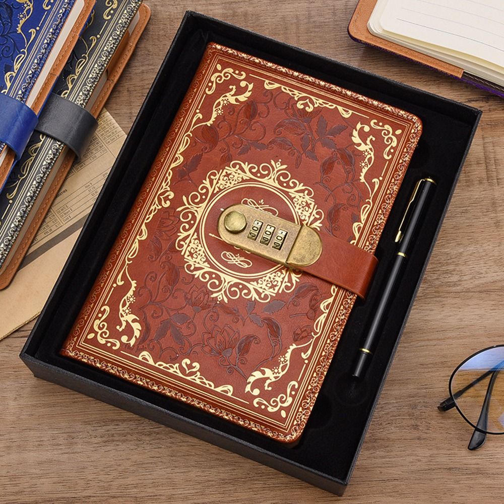 PU Leather A5 Journal Notebook - Journal Leather Hardcover ulasan dan harga