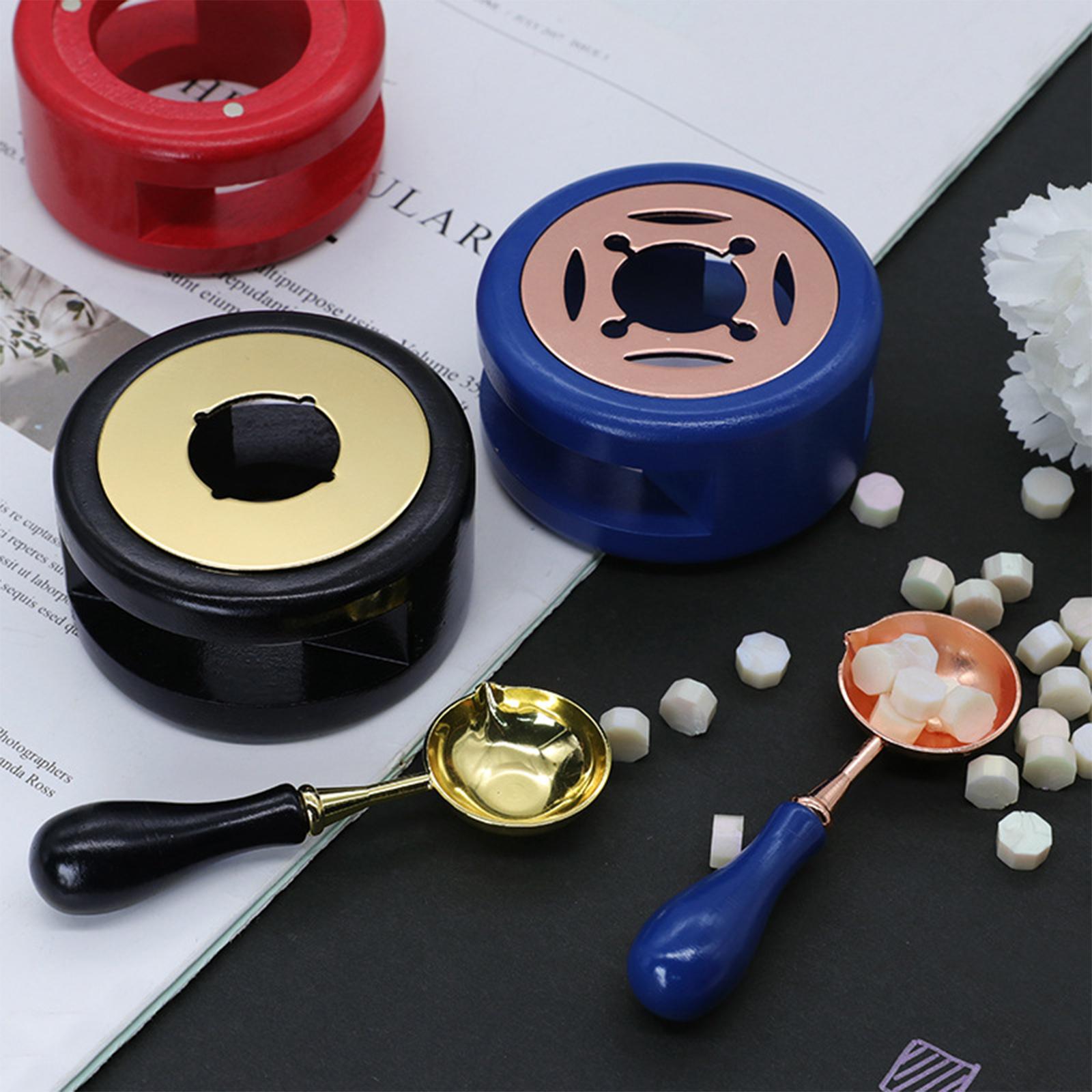 Wax Seal Warmer Copper Wood Me - Wax Seal Stamp Kit ulasan dan harga