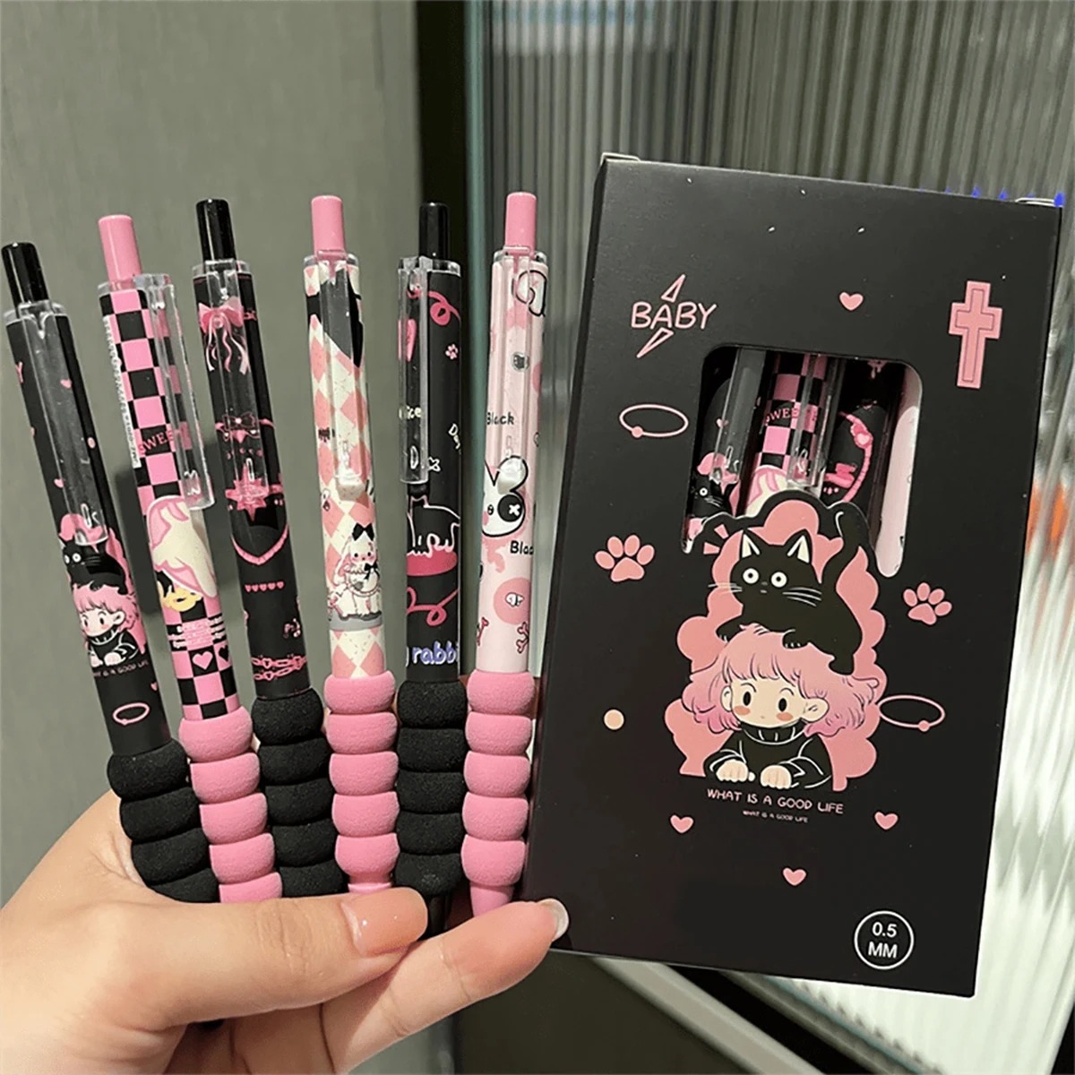 6-Piece Fashionable Cute Neutr - Ideal Stationery & Office Supply ulasan dan harga