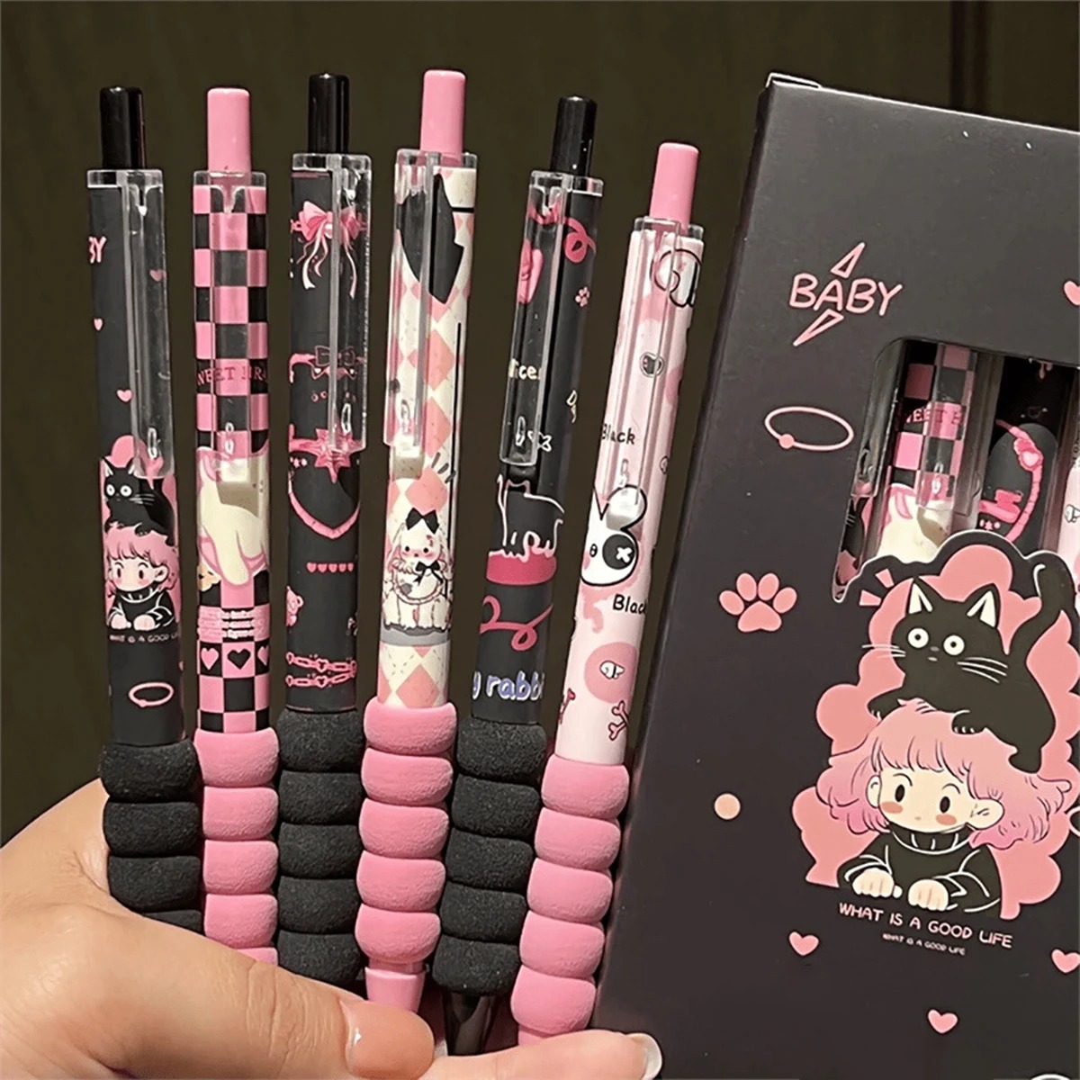 6-Piece Fashionable Cute Neutr - Ideal Stationery & Office Supply ulasan dan harga