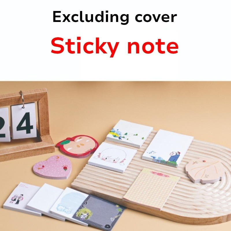 20pcs 7x7cm Custom Sticky Note - Memo Pad Sticky ulasan dan harga