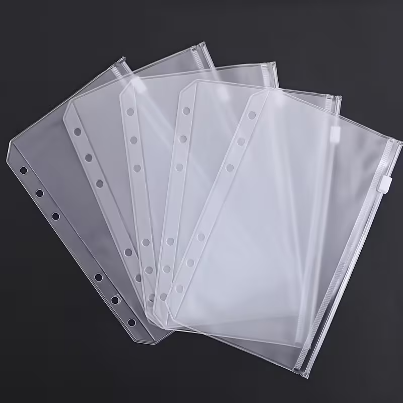A5/A6/A7 Binder Pockets Binder - Portfolio Folder Zip ulasan dan harga