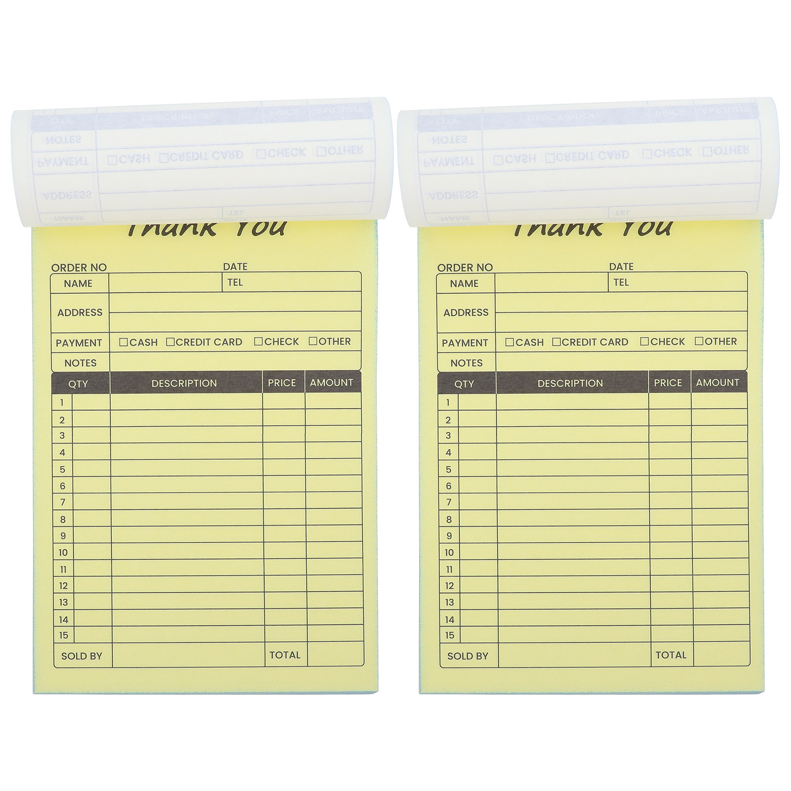 2Pcs Order Invoice Receipt Boo - Carbon Copy Book ulasan dan harga