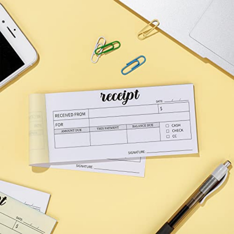 4 Pieces Receipt Books Carbonl - Carbon Copy Book ulasan dan harga