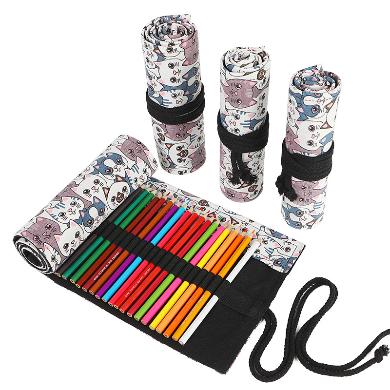 72 Slots School Pencil Case Ro - Pen Pouch Roll ulasan dan harga