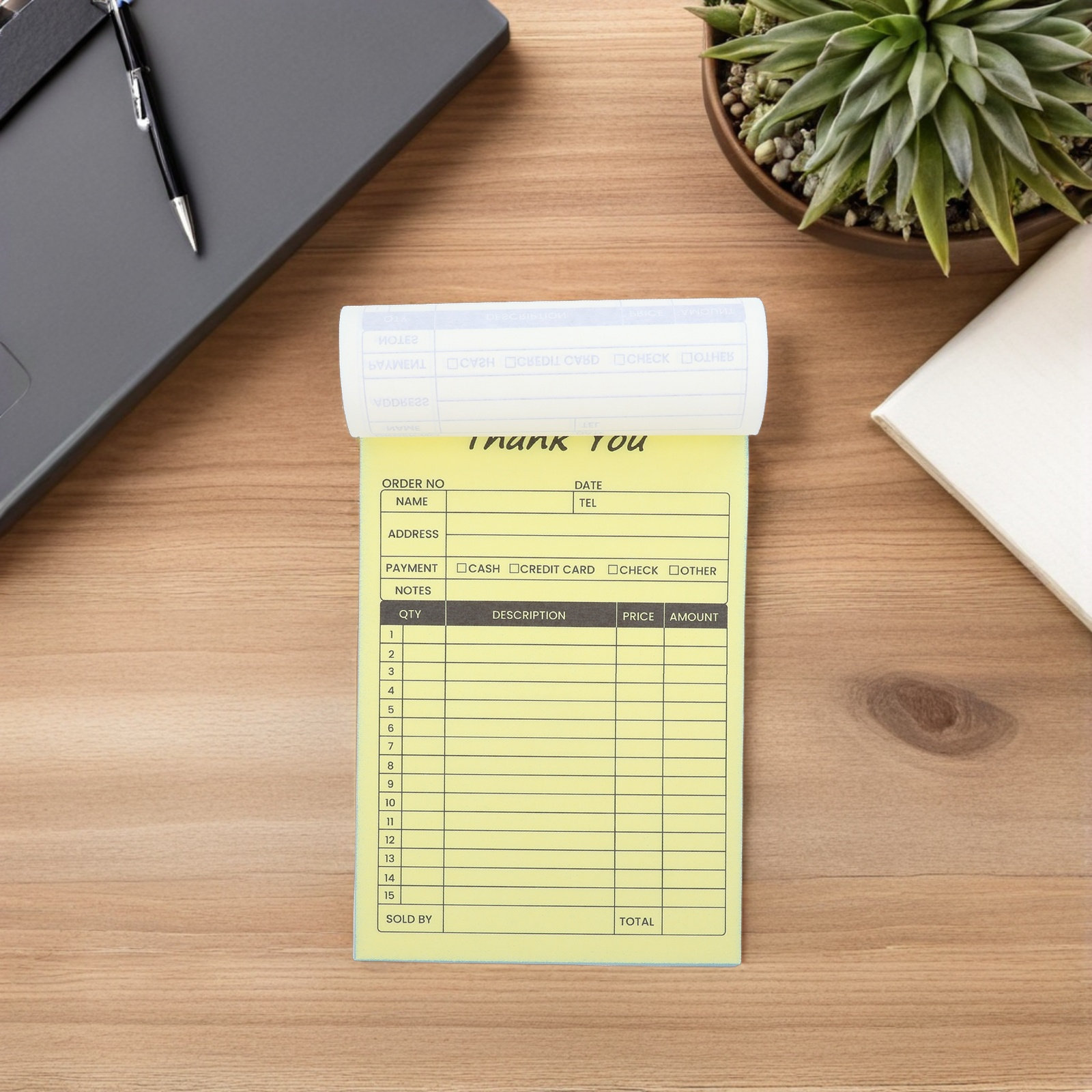 2Pcs Carbon Copy Receipt Book  - Carbon Copy Book ulasan dan harga