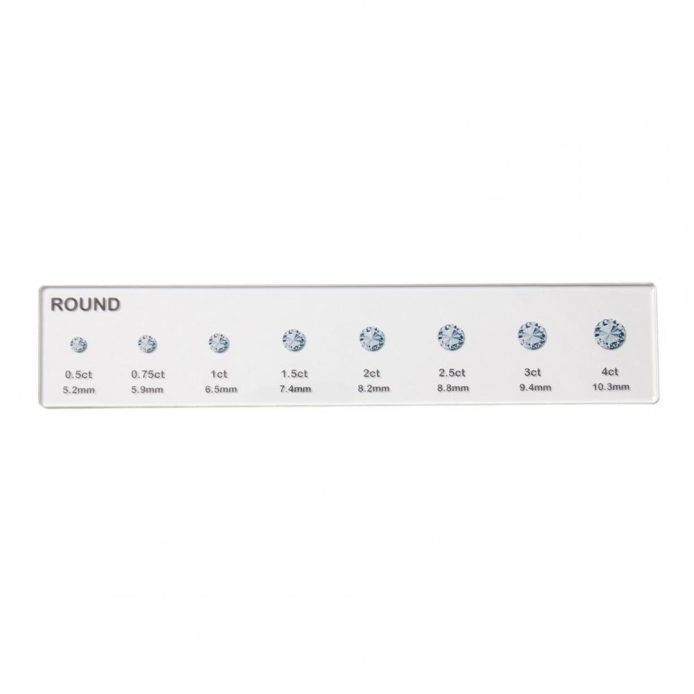 Rhinestone Size Ruler 3pcs Rhi - Ruler Set Transparent ulasan dan harga