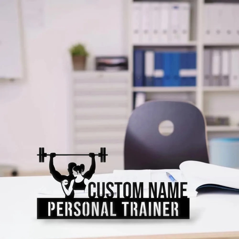 Custom Engraved Personal Train - Desk Name Plate ulasan dan harga