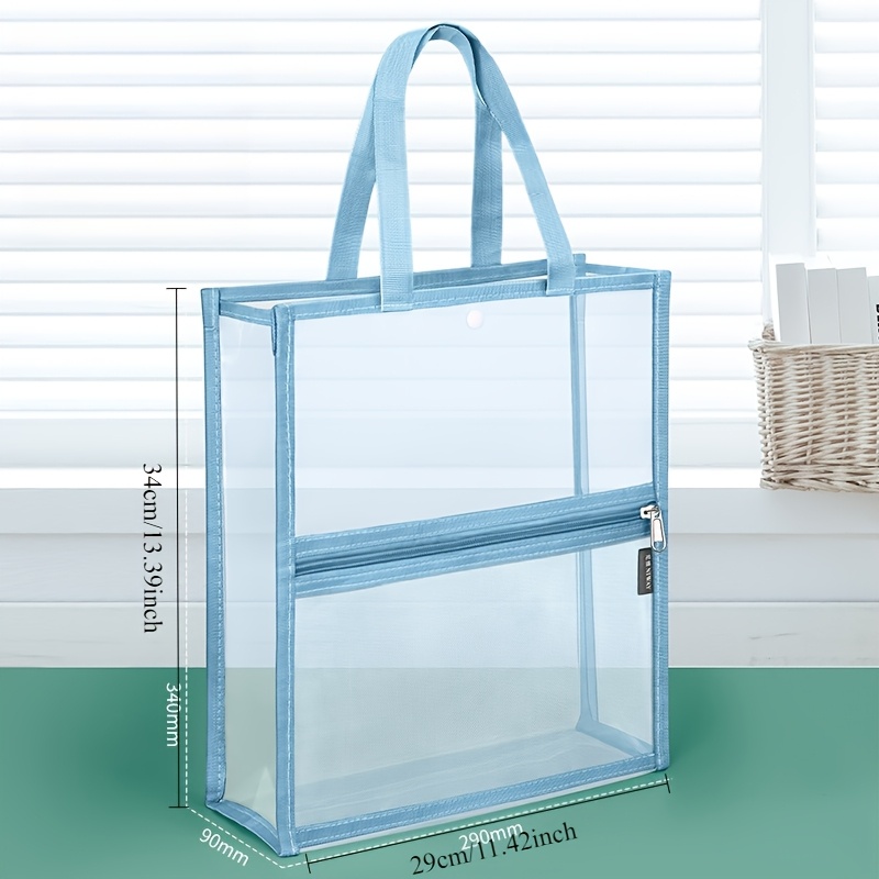 1 Piece, Random Color, Transpa - Portfolio Folder Zip ulasan dan harga