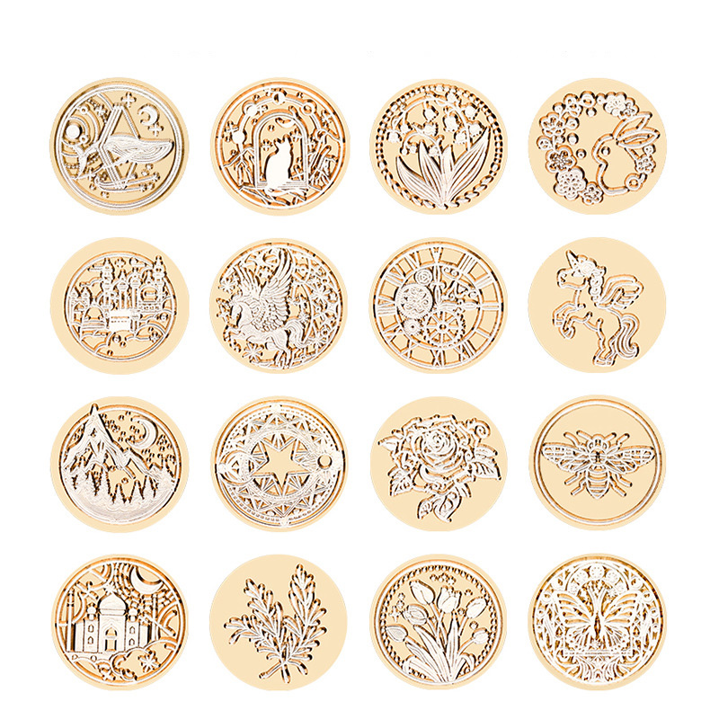 Star Sky Lotus Rose Pattern Wa - Wax Seal Stamp Kit ulasan dan harga