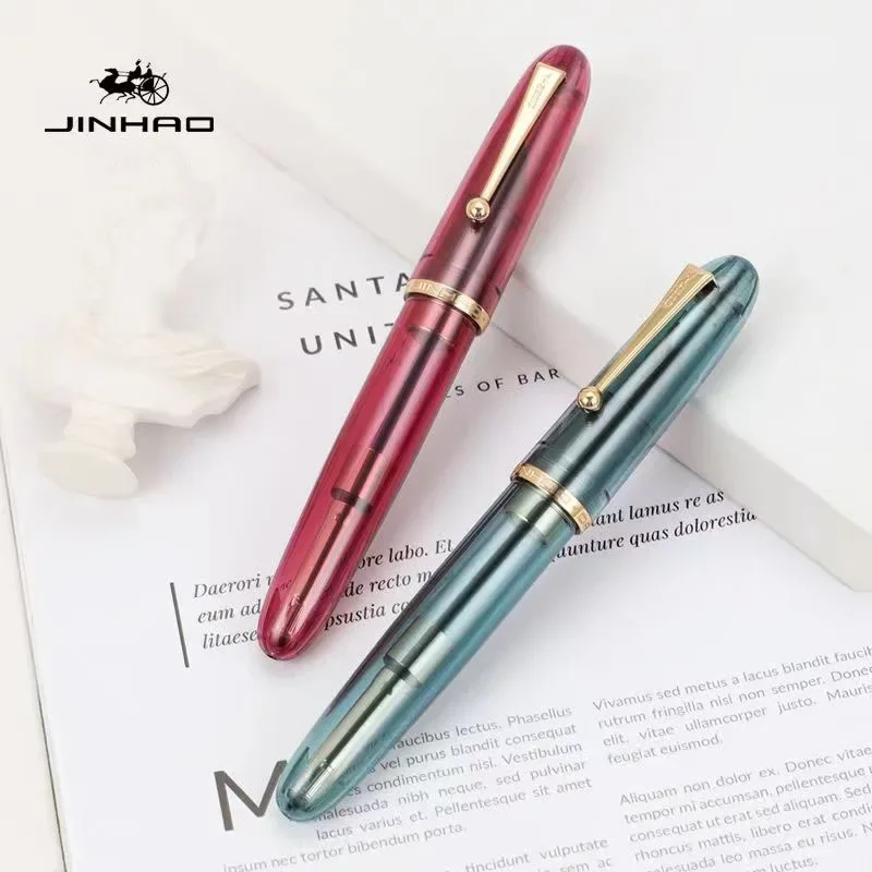 Jinhao 9019 Fountain Pen Trans - Office Stationery Supply Business ulasan dan harga
