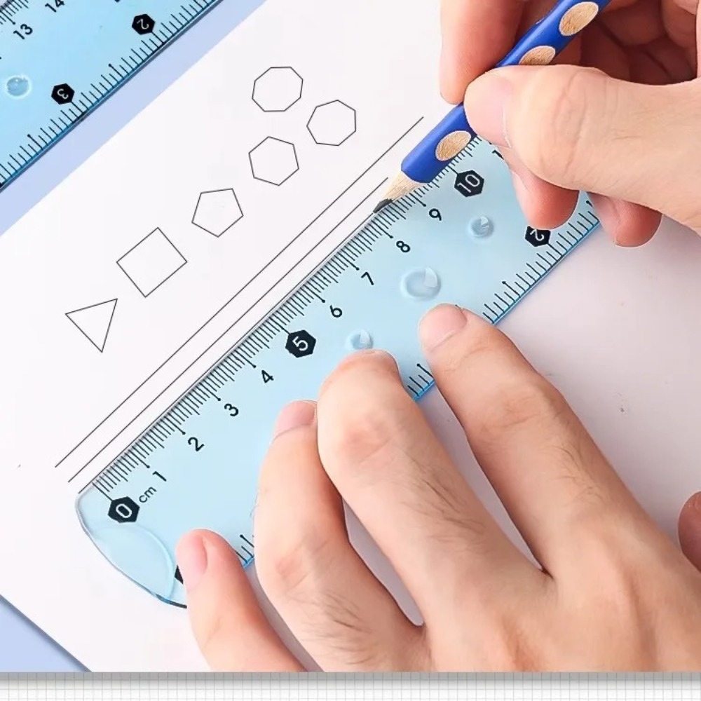 1/3pcs Transparent Soft Ruler, - Ruler Set Transparent ulasan dan harga