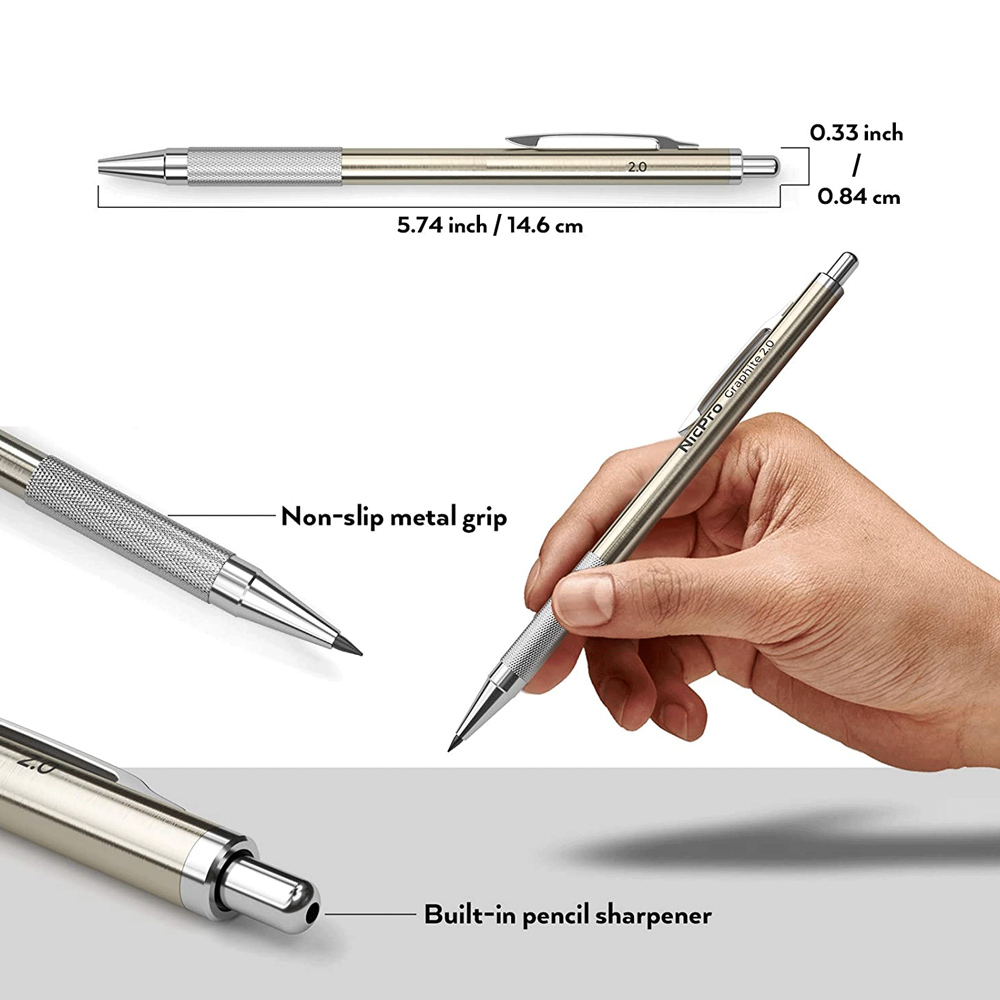 2.0mm 2B Mechanical Pencils Au - Ideal Stationery & Office Supply ulasan dan harga