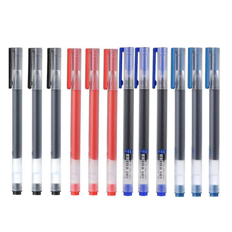 12/6Pc/Lot Gel Pen 0.5MM Ink S - Office Stationery Supply Business ulasan dan harga