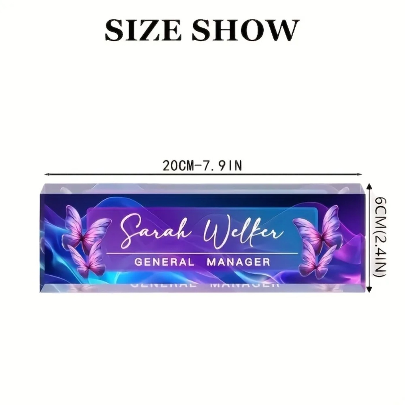 1pc Custom Design Position & T - Desk Name Plate ulasan dan harga