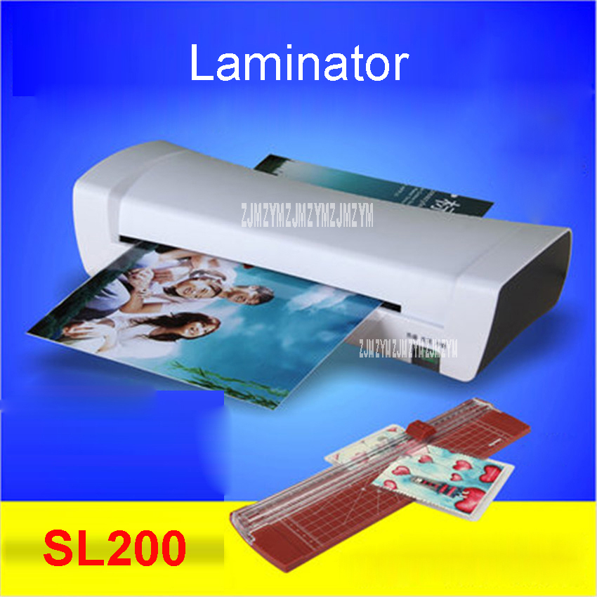 SL200 white A4 Photo Laminator - Document Laminator Pouch ulasan dan harga