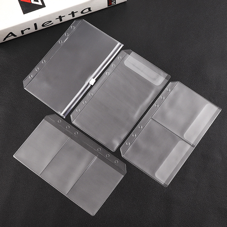 A6 Binder Pockets 6 Holes Cash - Portfolio Folder Zip ulasan dan harga