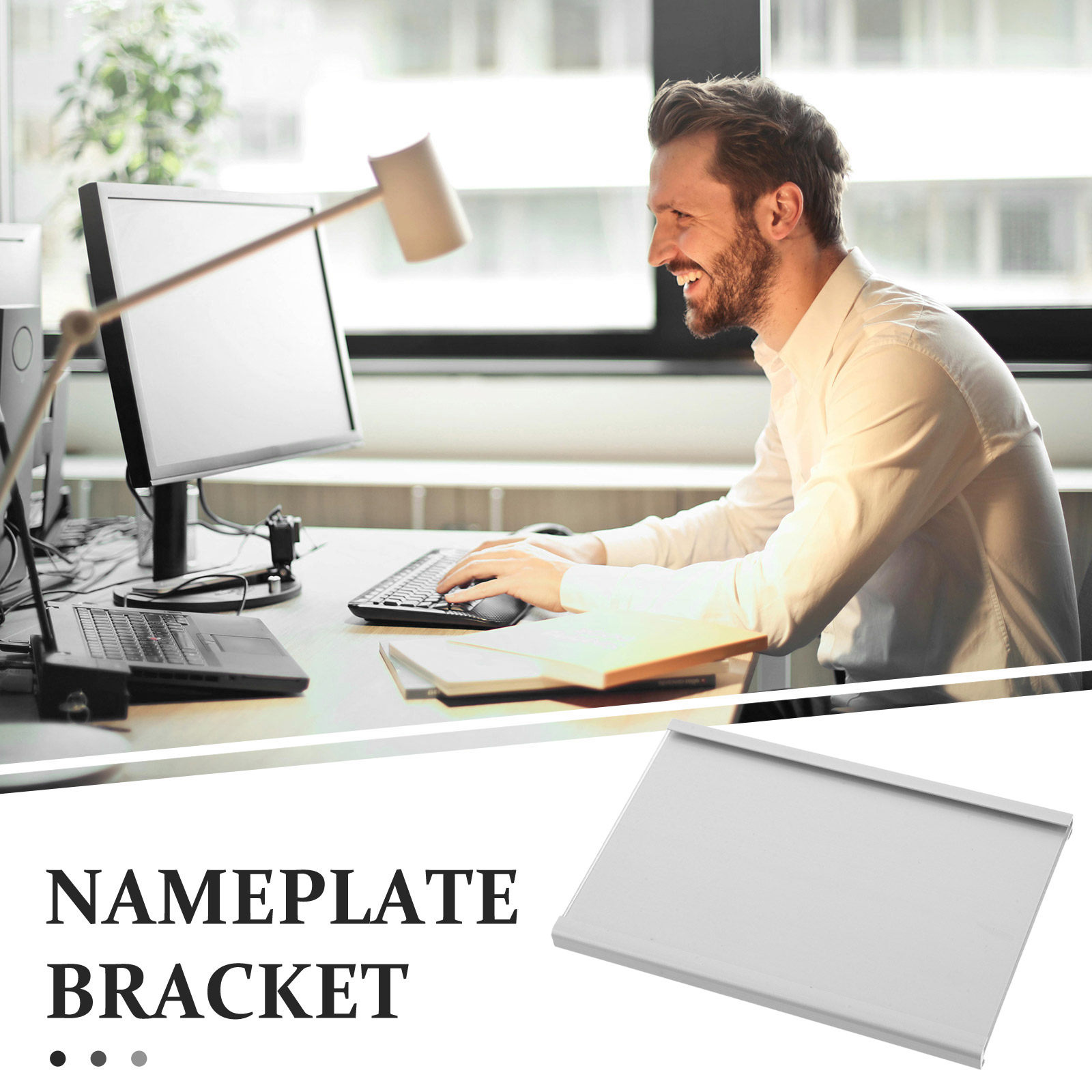 Metal Desk Name Plate Holder A - Desk Name Plate ulasan dan harga