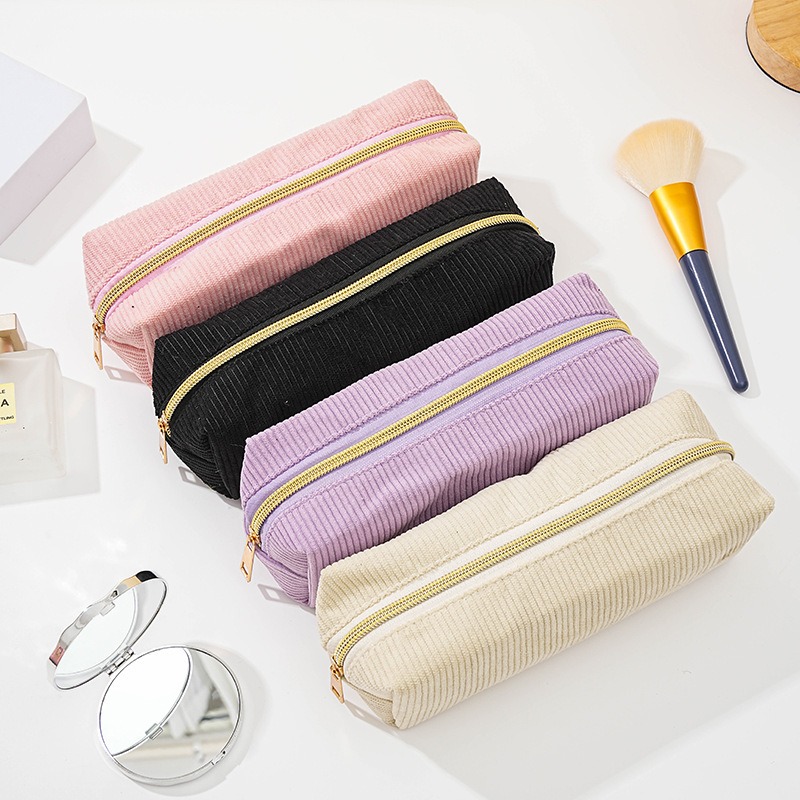 4pcs Durable Corduroy Storage  - Ideal Stationery & Office Supply ulasan dan harga