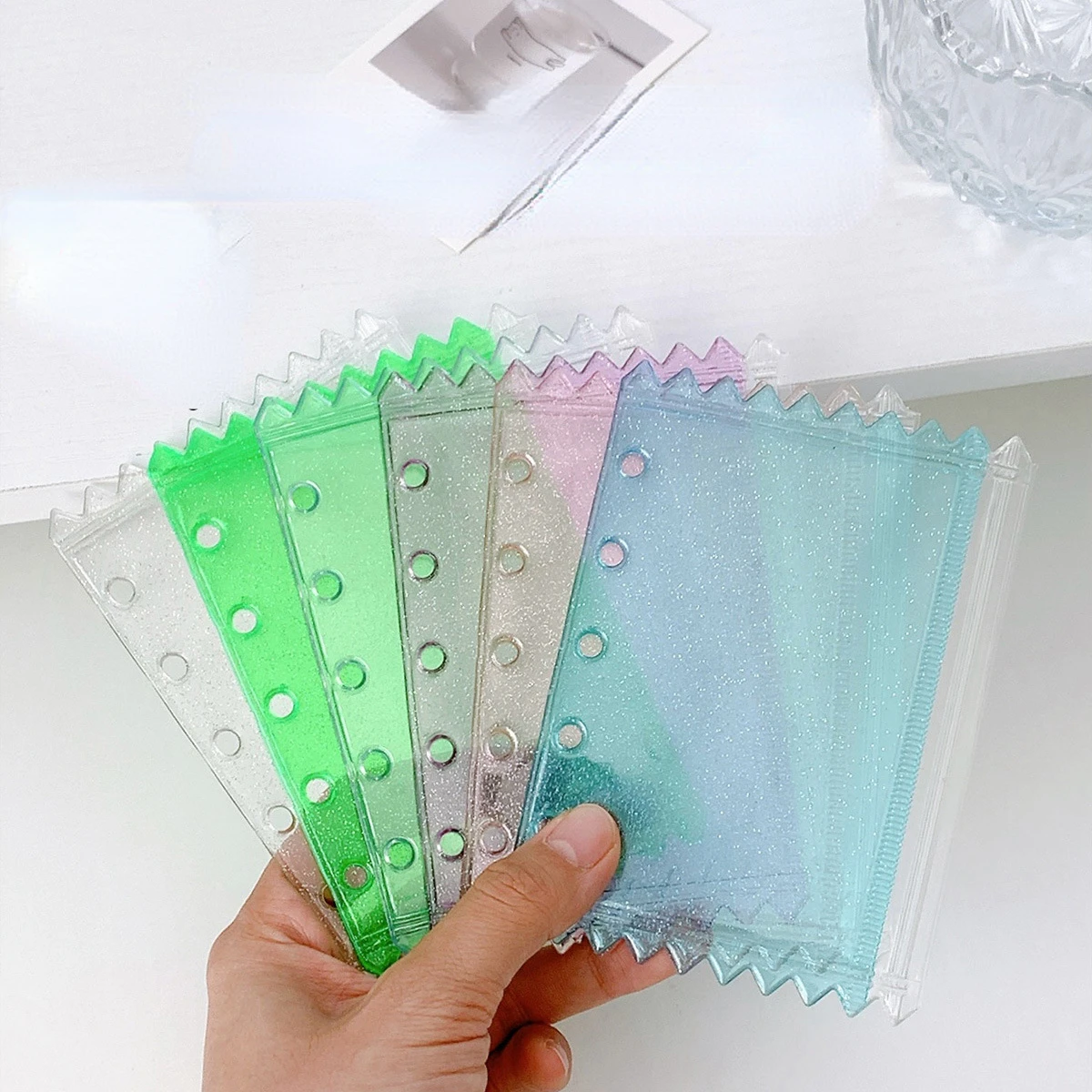 M5 5Holes Candy Collorful Bind - Portfolio Folder Zip ulasan dan harga