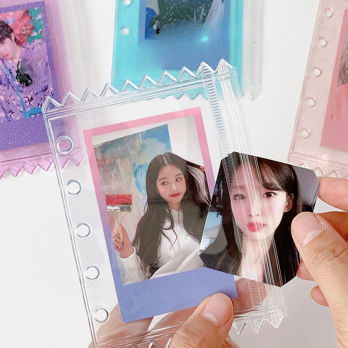 M5 5Holes Candy Collorful Bind - Portfolio Folder Zip ulasan dan harga