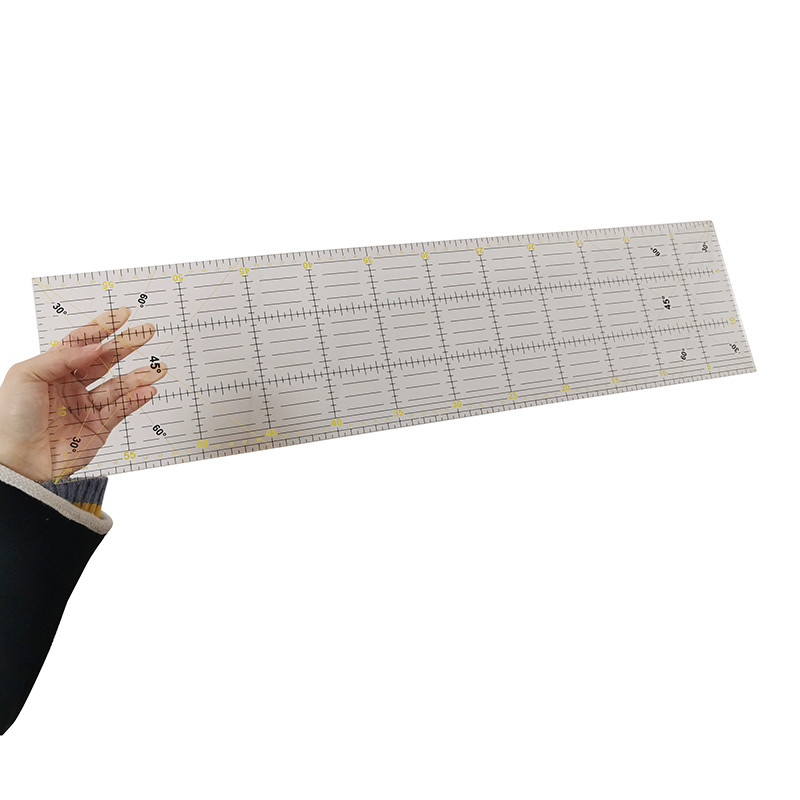 1 Pcs 60x15x0.3cm Acrylic Patc - Ruler Set Transparent ulasan dan harga