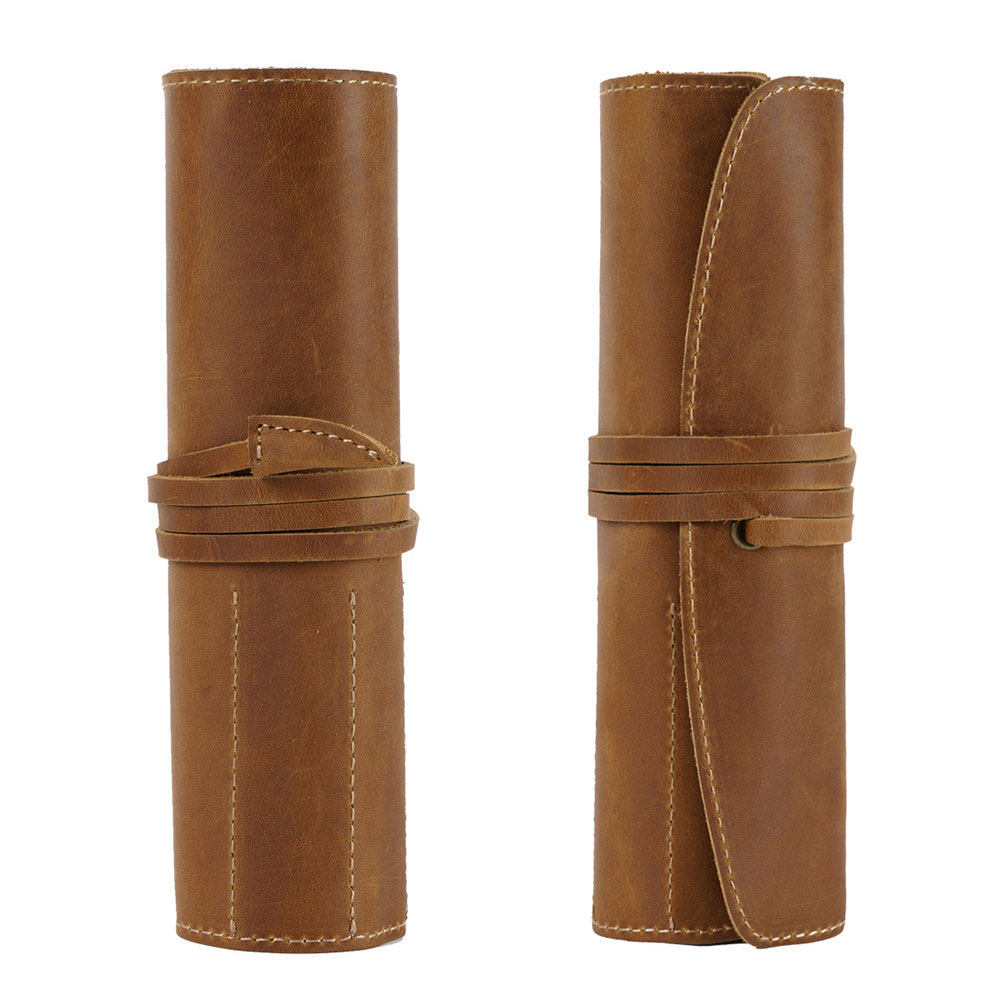Vintage Handmade Pen Pouch Rol - Pen Pouch Roll ulasan dan harga