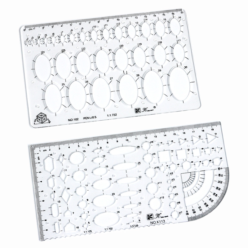 Transparent drawing size squar - Ruler Set Transparent ulasan dan harga