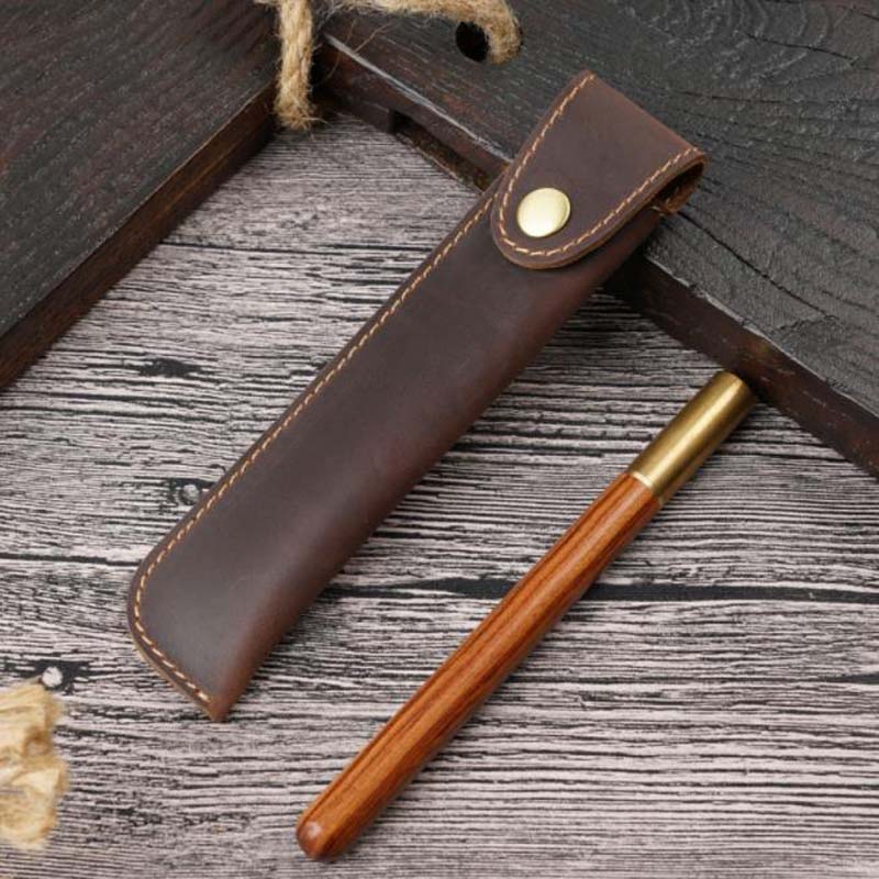 1pc Pen Bag Leather Packaging  - Office Stationery Supply Business ulasan dan harga