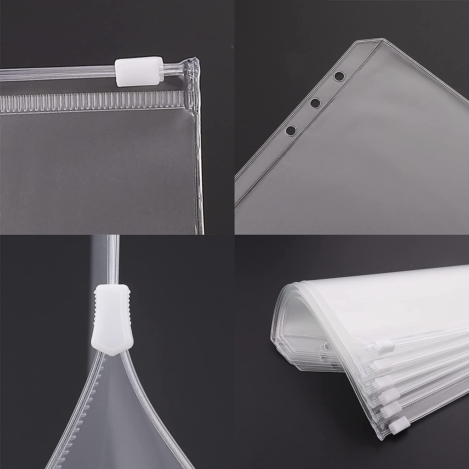 A5 A6 A7 Zipper Loose Leaf Bag - Portfolio Folder Zip ulasan dan harga