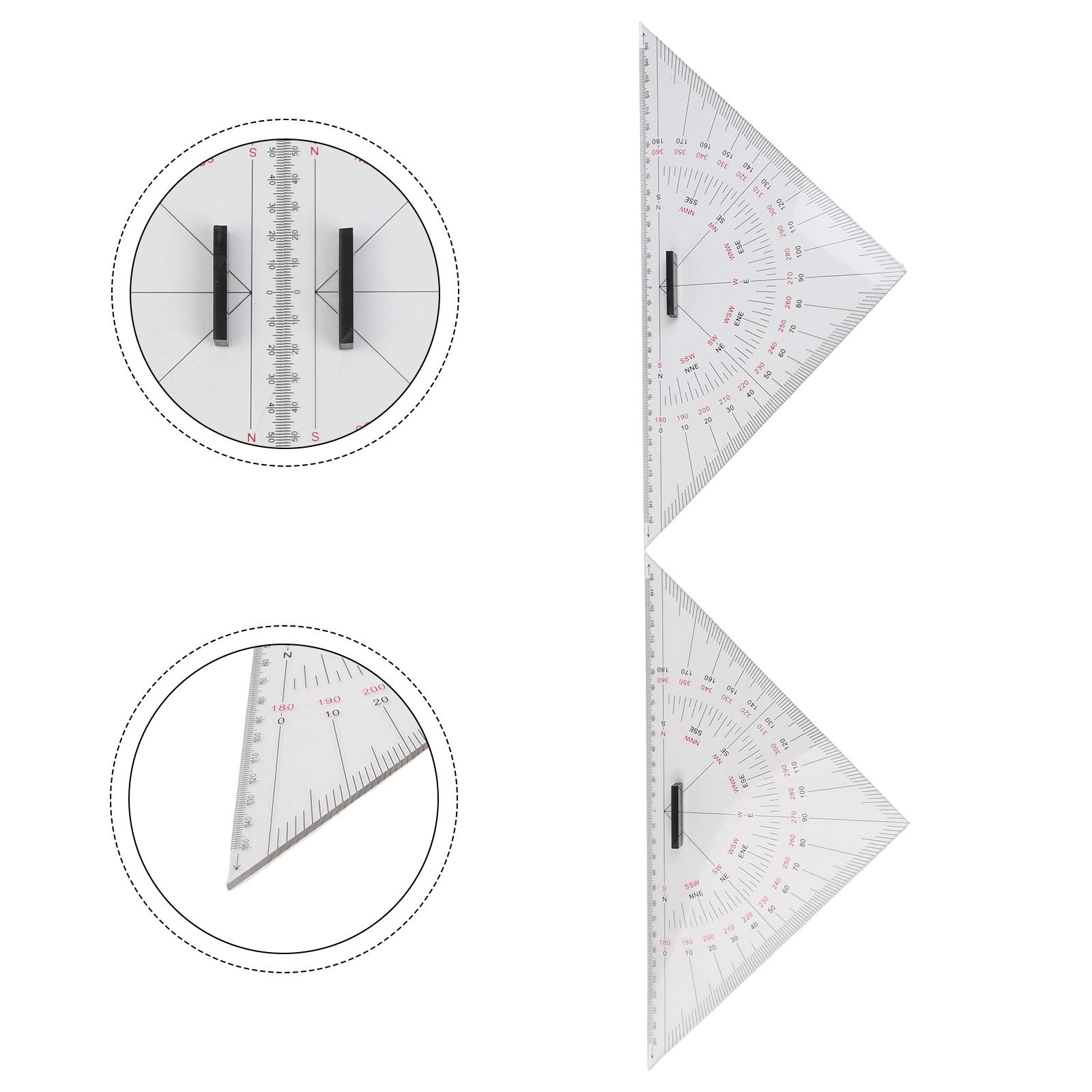 Transparent 30cm Marine Drawin - Ruler Set Transparent ulasan dan harga