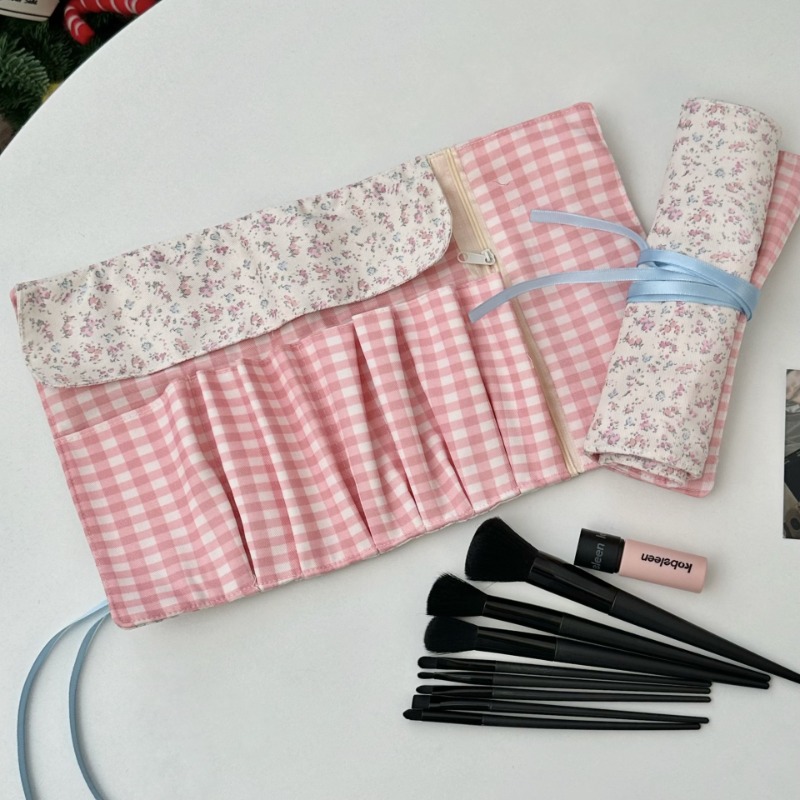 Aesthetic Spring Floral Roll-u - Pen Pouch Roll ulasan dan harga
