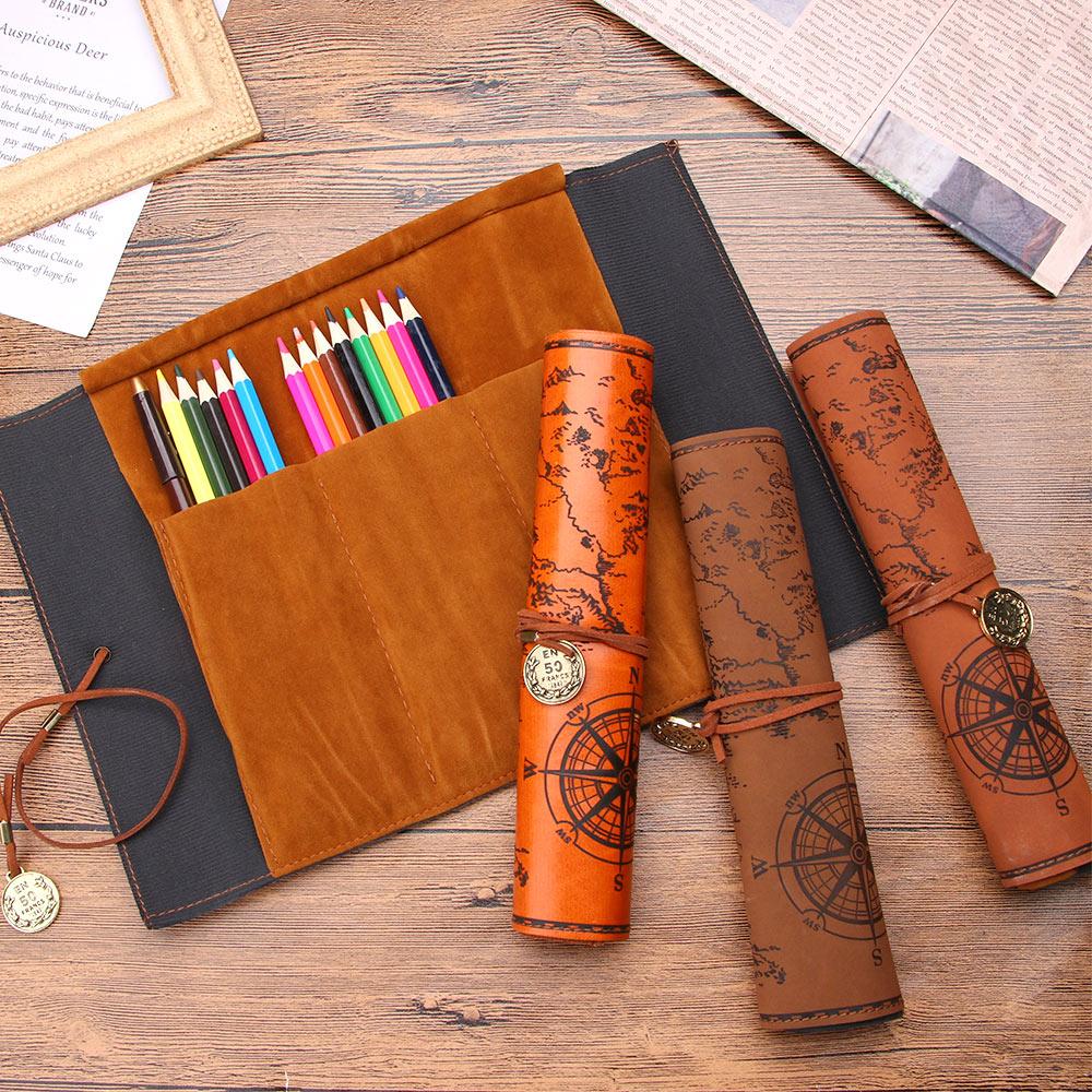 Unique Retro Luxury Treasure M - Pen Pouch Roll ulasan dan harga