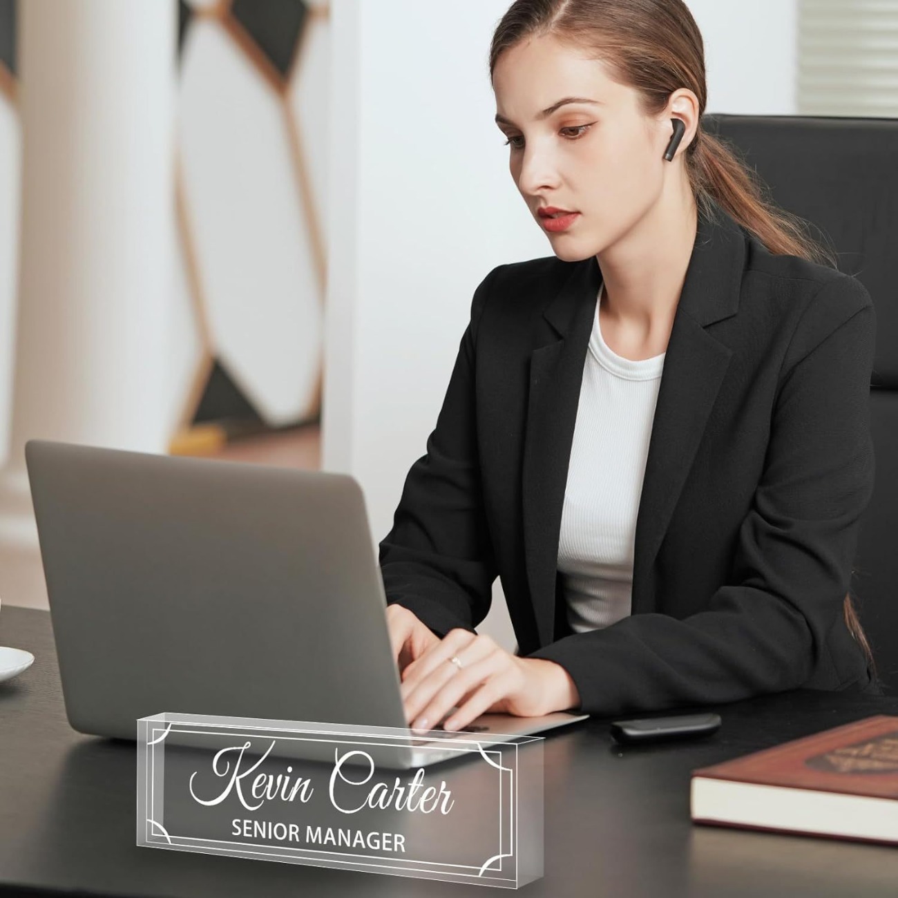 Personalized Acrylic Desk Name - Desk Name Plate ulasan dan harga