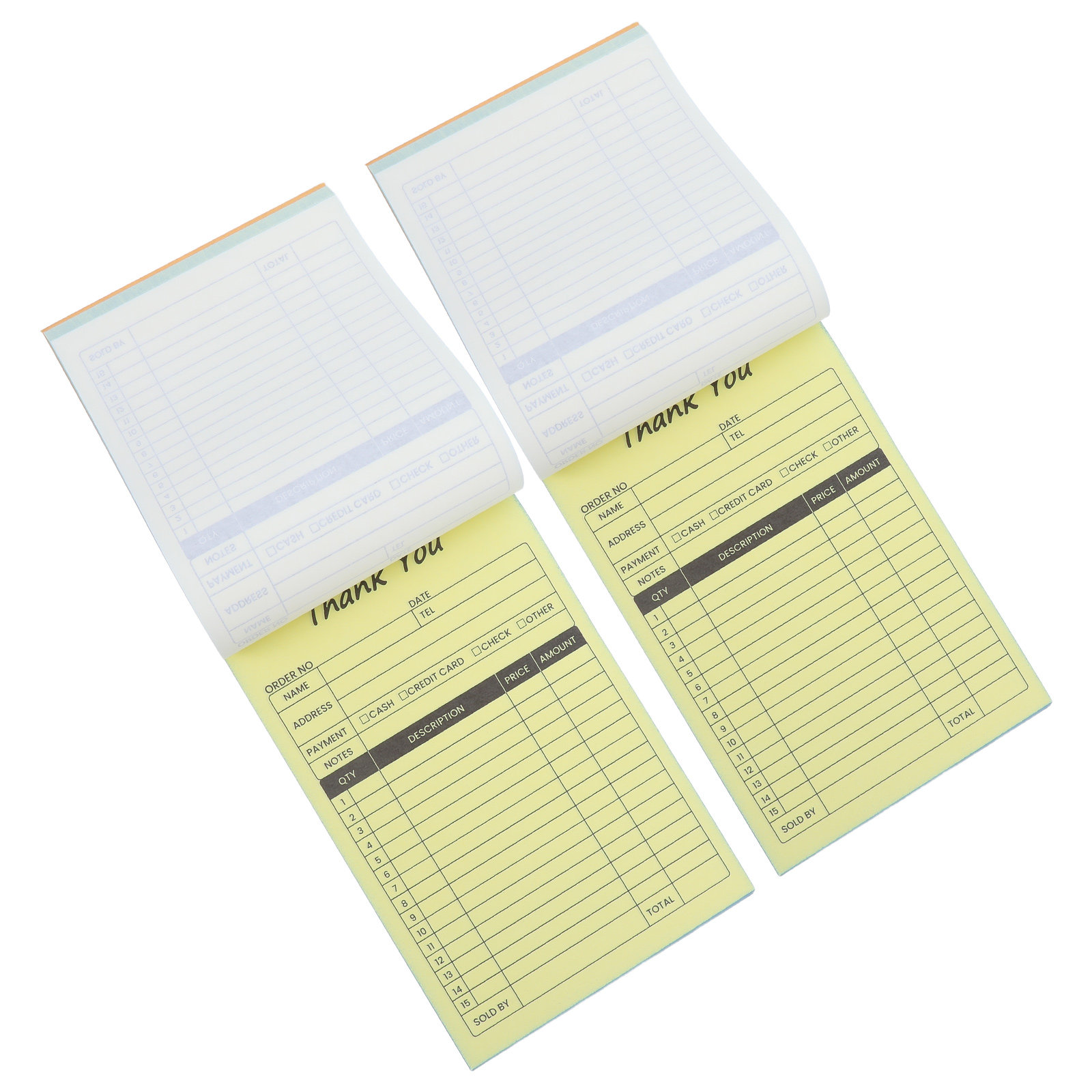 2Pcs Invoice Receipt Book Carb - Carbon Copy Book ulasan dan harga