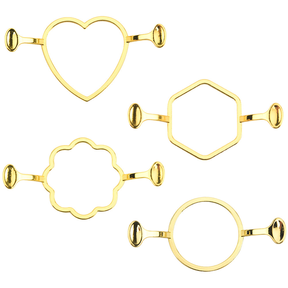4 Pcs Wax Seal Kit Metal Mold  - Wax Seal Stamp Kit ulasan dan harga