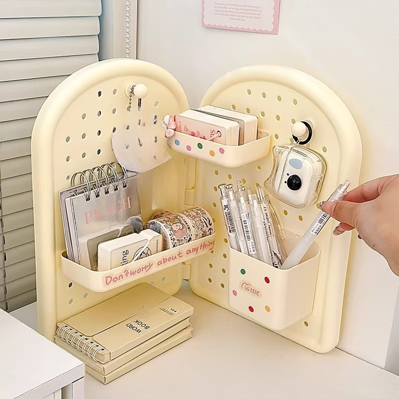Cute Foldable Corner Pegboard  - Ideal Stationery & Office Supply ulasan dan harga