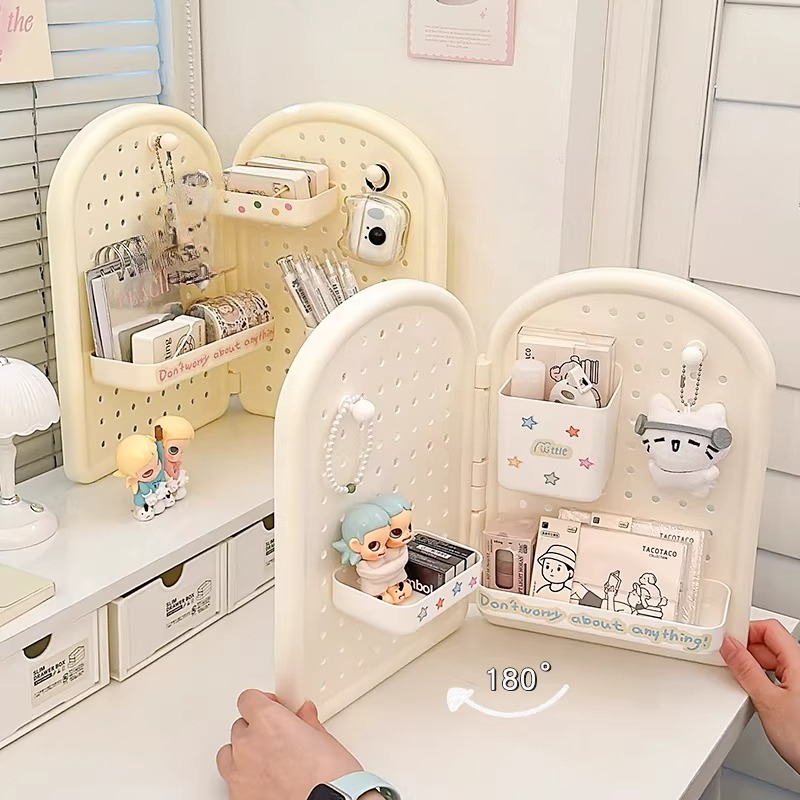 Cute Foldable Corner Pegboard  - Ideal Stationery & Office Supply ulasan dan harga