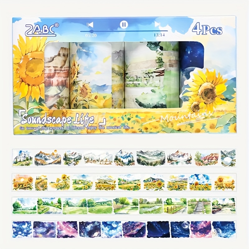 4Roll Landscape Pattern Decora - Memo Pad Sticky ulasan dan harga