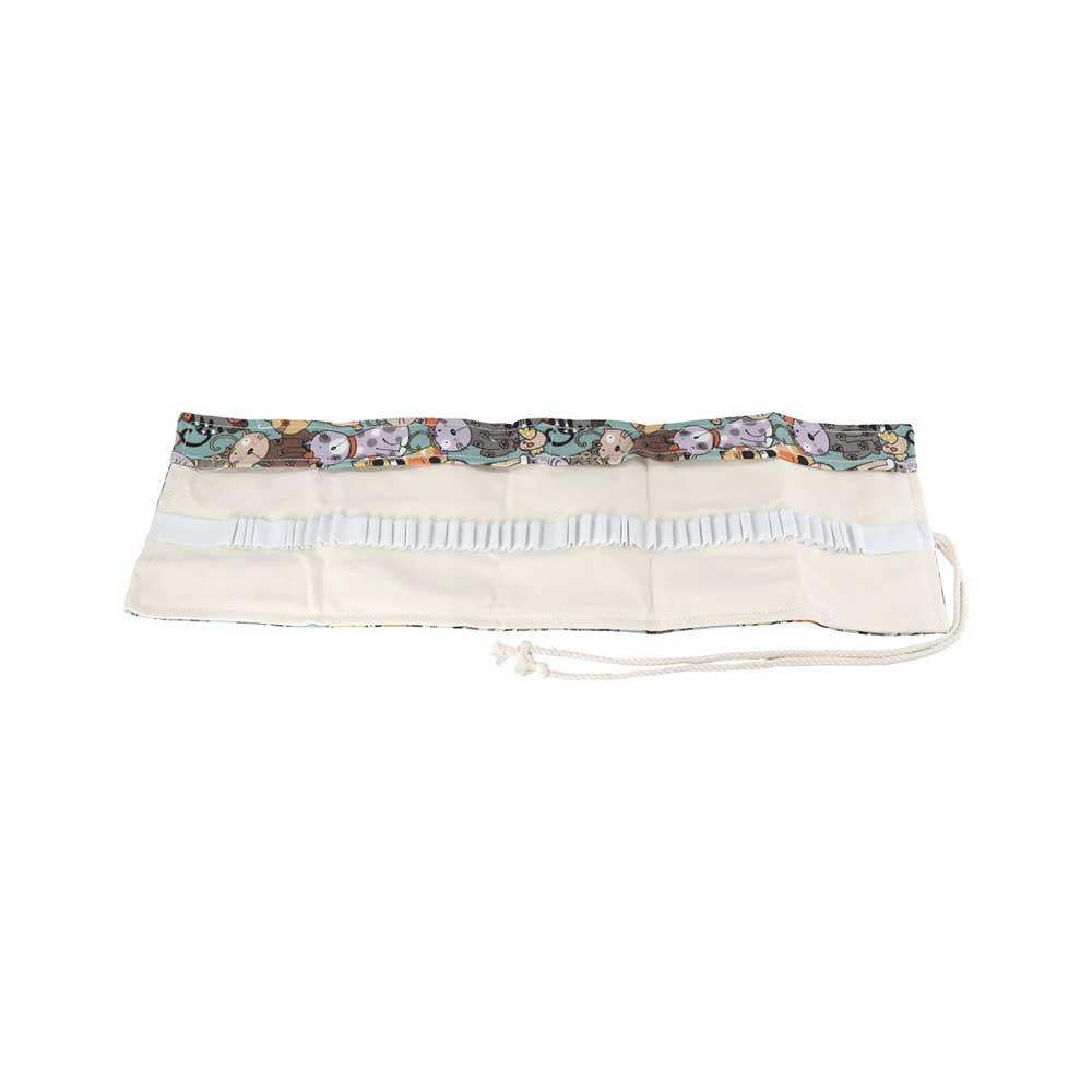 Creative Boys Girls Cute Cat R - Pen Pouch Roll ulasan dan harga