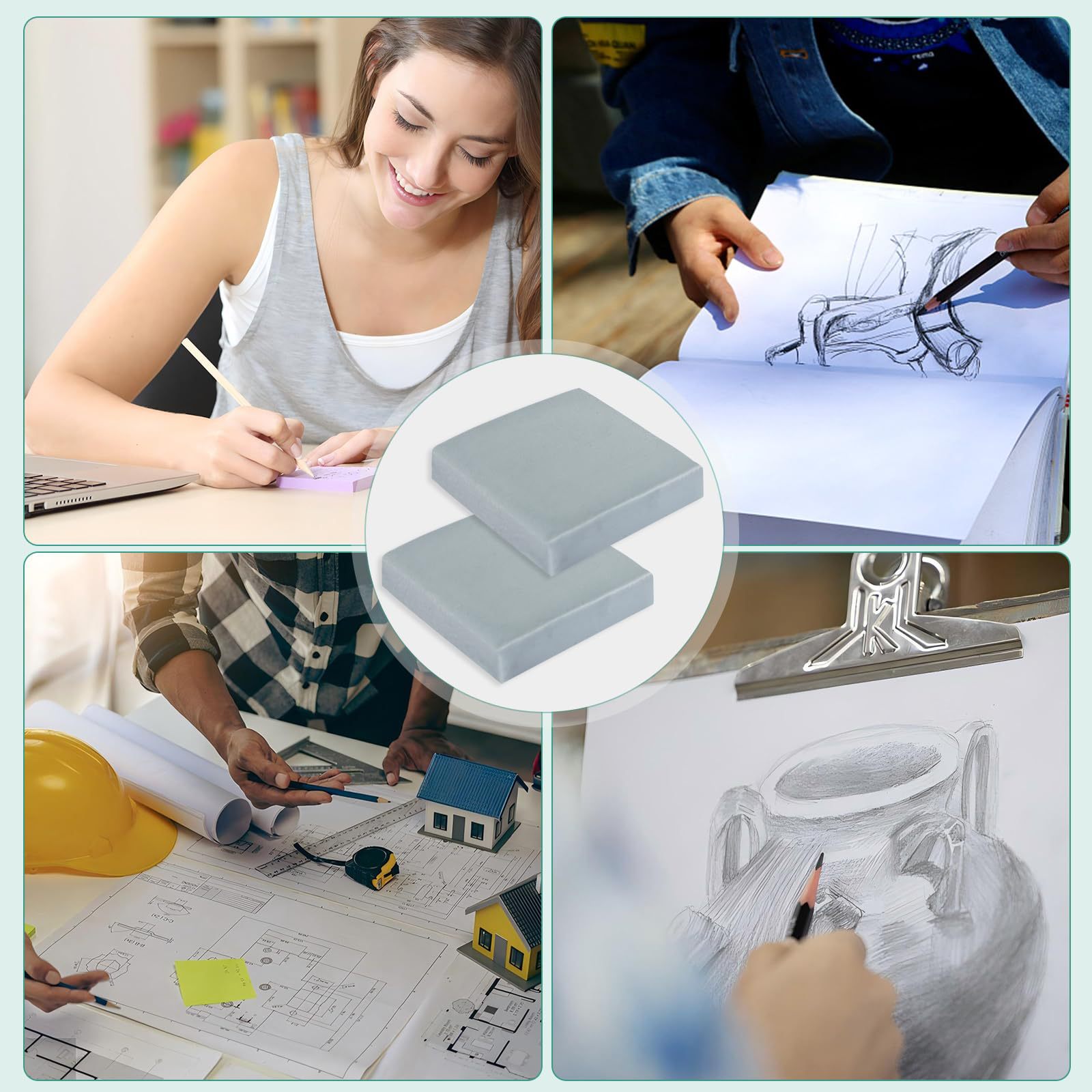 2pcs Kneaded Eraser for Artist - Rubber Eraser Kneaded ulasan dan harga